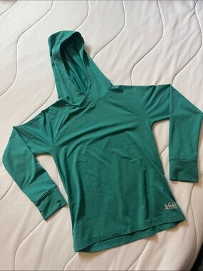 REI Co-op Teal Green Lightweight Hoodie